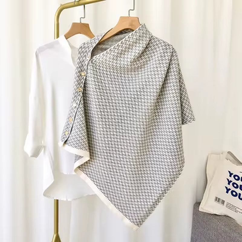 Solid 2025 Hot Sale Cashmere Knitting Scarf Women Bandana Pashmina Scarves Poncho Foulard Hijab Winter Shawl Thickened Warm