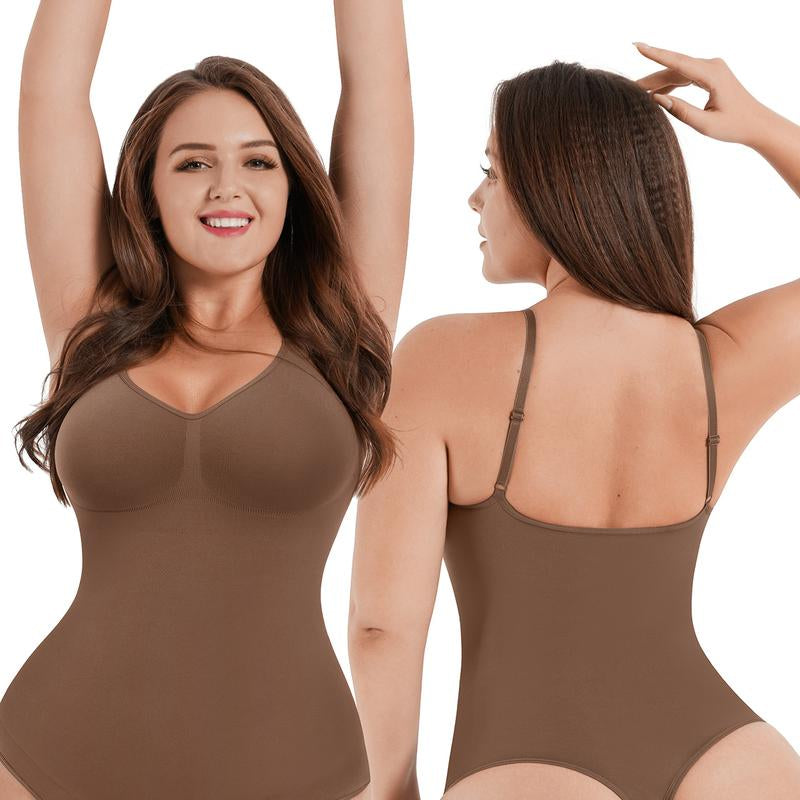 Elevate Your Style with the FeelinGirl Seamless Covered Bust Jumpsuit - The Ultimate Comfort and Slimming Bodysuit for Every Occasion!