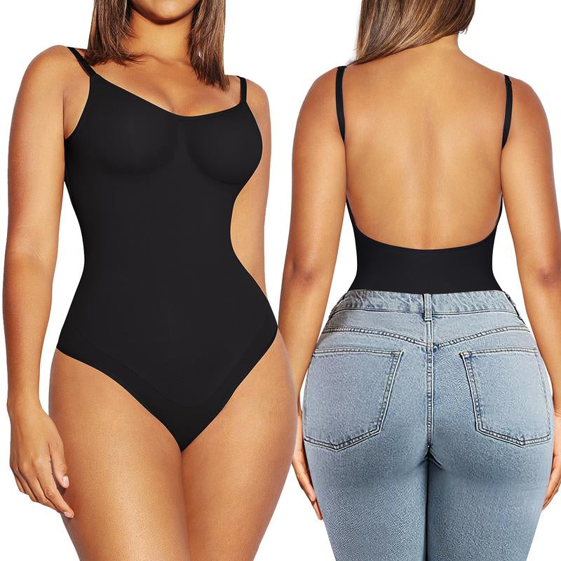 Elevate Your Style with the FeelinGirl Seamless Covered Bust Jumpsuit - The Ultimate Comfort and Slimming Bodysuit for Every Occasion!
