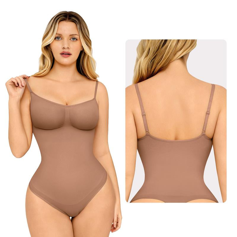 Elevate Your Style with the FeelinGirl Seamless Covered Bust Jumpsuit - The Ultimate Comfort and Slimming Bodysuit for Every Occasion!