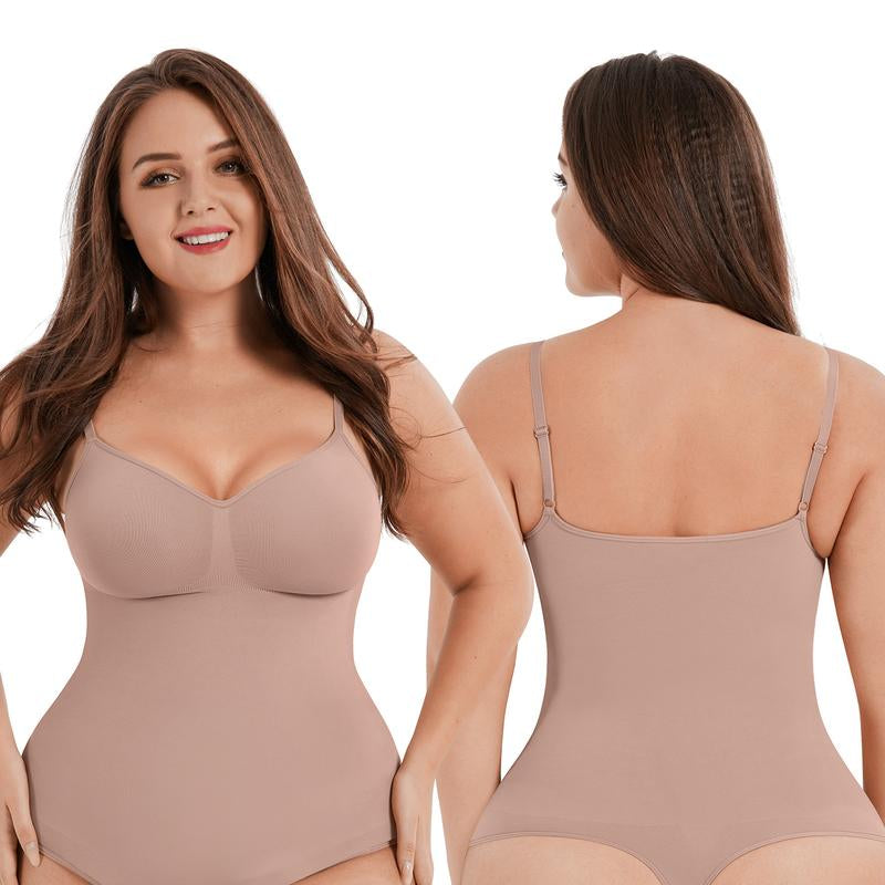 Elevate Your Style with the FeelinGirl Seamless Covered Bust Jumpsuit - The Ultimate Comfort and Slimming Bodysuit for Every Occasion!