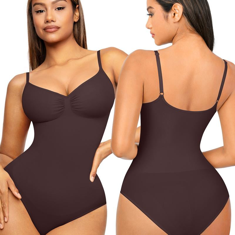 Elevate Your Style with the FeelinGirl Seamless Covered Bust Jumpsuit - The Ultimate Comfort and Slimming Bodysuit for Every Occasion!