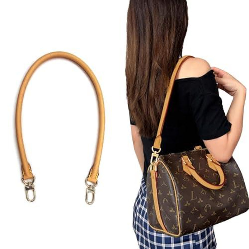 Jiesinlov 27.5Inches Vachetta Leather Shoulder Strap Replacement,Bags Strap for Speedy 25 30 Handbags