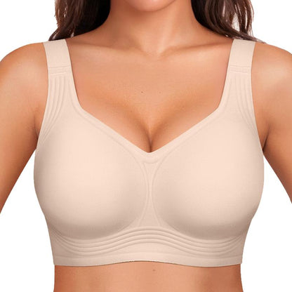 OEAK Women Wirefree Bras for Women Full Coverage No Underwire Everyday Bras Comfortable Wireless Padded Jelly Bras