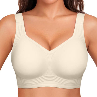 OEAK Women Wirefree Bras for Women Full Coverage No Underwire Everyday Bras Comfortable Wireless Padded Jelly Bras
