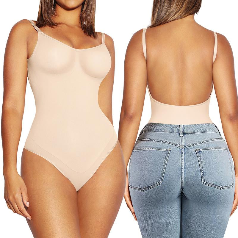 Elevate Your Style with the FeelinGirl Seamless Covered Bust Jumpsuit - The Ultimate Comfort and Slimming Bodysuit for Every Occasion!